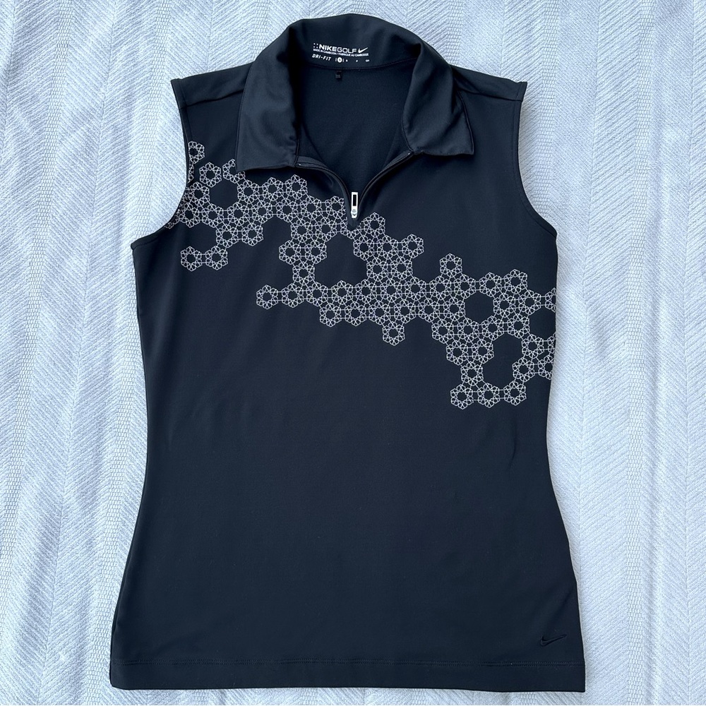 Nike golf dri-fit sleeveless polo top